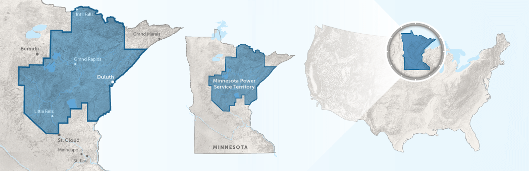 Minnesota Power Coverage Map
