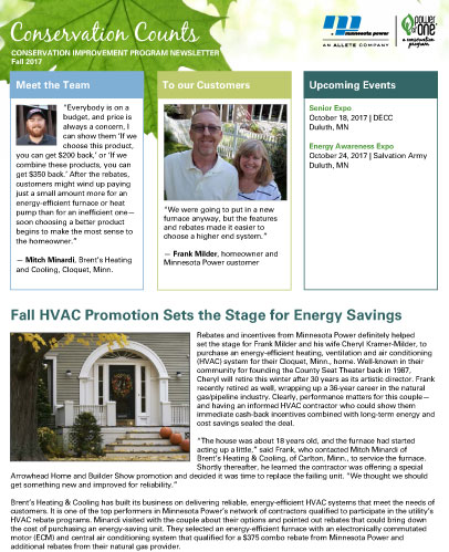 minnesota power is an allete company energy conservation newsletter